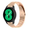 Rostfritt stålband för Samsung Galaxy Watch 4 44mm 40mm Curved End Metal Watch Band för Galaxy Watch 4 Classic 46mm 42mm