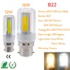 Glödlampor 5x Bright E27 LED Cob Corn Light E26 E14 E12 B22 Lampor 220V 110V 12W 16W Vit ampullbombilla för hemhusets sovrum275U