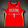 100% cousue Zion Williamson Swingman Jersey Men XS-5XL 6XL Shirt Basketball Jerseys Retro NCAA