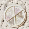 1 wheel 3d resin bowknot butterfly nails art decorations sequins kit fake nail mix rivets diamond accessories charms manicure supplies tool
