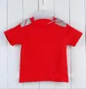 Été Garçons Filles T-shirts À Manches Courtes Revers Bébé Fille Garçon Coton Respirant Tops Chemise À Carreaux Enfants Clothes246p
