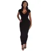 Sexy bag hip pencil skirt female summer dress female slim robe elegant office lady dress female Y1006