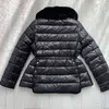 Real Rabbit Fur Coat Winter 90% White Duck Down Kurtka Krótki Down Parka Sash Tie Up Kobieta Ciepłe Płaszcze 211130