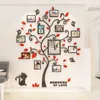 3D Ayna Duvar Çıkartmaları DIY Po Çerçeve Ağacı Akrilik Sticker Aile Po Ağacı Duvar Çıkartmaları Sanat Ev Dekoratif Duvar Çıkartmaları 210929