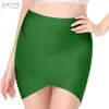 Summer Sexy Bodycon Slim Stretch Pencil Bandage Skirts Nude Pink Celebrity Evening Party Skirt 210423