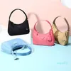 Topkwaliteit Re-Edition Tote Nylon Lederen Tas Luxe Dames Onderarm Schoudertassen Crossbody Handtas