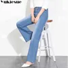 Jeans vintage para mujeres con cintura alta suelta blanqueada pantalones rectos sueltos jeans para mujer femme denim jeans tallas grandes 210412