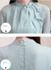 Women clothing Blusas mujer de Moda Chiffon Blouse Shirt Long Sleeve Bow Office tops Ruffle 309G 210420