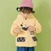 2021 NEW Down Jacket For Girls Winter Cartoon Puppy Children Outwear Cute Baby Clothes Boys Padded Coat TZ942 H0909