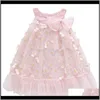 Bebê roupas bebê, crianças maternityflower menina vestidos de verão borboleta vestido coreano princesa gaze roupas toddler meninas gota Delive