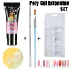 Nail Gel 15ml Clear Quick Building Builder Kit Extensions Vernis Set UV Polish2230876