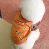 Kawaii Ayı Kazak Turuncu Giysileri Chihuahua Kazak Pomeranian Hoodie Kış Kore Tarzı Köpek Giyim Evcil Kostümleri