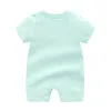 Baby Rompers Boy Girl Kids Summer High Quality Short-Sleeved Cotton Ubrania 1-2 lata dla nowonarodzonych projektantów kombinezon