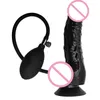 Realistischer aufblasbarer Dildo mit Saugnapf, Entriegelungsknopf, Pumpe, erweiterbares Massagegerät, sexy Spielzeug für Frauen und Männer