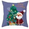 Kerst Kussensloop Cartoon Printing Kussensloop Fashion Party Woondecoratie Ornamenten 45 * 45cm