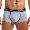 Caleçon jeunesse sport Boxer Shorts hommes sous-vêtements coton coréen Sexy garçons culottes clairon poche sous-vêtement mâle troncs A50