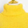 Черный асимметричный свитер для женщин водолазка с длинным рукавом свободные повседневные вязаные пуловеры женская зима 210524