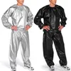 Heavy Duty Sauna Sweat Suit Exercise Gym Suit Fitness Weight Loss Anti-Rip FS99 X0610