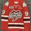 37403740RARE Хоккей Джерси Мужчины Молодежные Женщины Винтаж Guelph Storm # 9 Ник Suzuki Игра Worn Размер S-5XL Пользовательское любое имя или номер