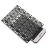 Sac antistatique ouvert en feuille de Mylar grise, avec ligne de grille, pochettes de rangement jetables pour accessoires électroniques, 100 pièces/lot