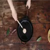 Doğal Ahşap Uzun Saplı Pot Fırça Mutfak Pan Çanak Kase Yıkama Temizleme Ev Araçları GGGE1994