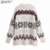 Women Vintage V Neck Flower Pattern Jacquard Cardigans Knitting Sweater Female Chic Long Sleeve Hollow Out Tops S651 210420