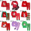 Noel Pijama Toddler Boys Santa Elk 2 adet Setleri Bebek Yumuşak Pamuk Kız Ev Suits Çocuk Giyim 30 Tasarım İsteğe Bağlı BT6749