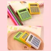 Mini calcolatrice Display a 8 cifre Formato tascabile Alimentato a batteria Colore casuale per bambini Scuola Studenti Forniture per ufficio