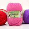 1PC Tricoté Artisanat Bébé Laine Fil Coloré Tricoté Épais Tricot 50g Cachemire Doux Pull main LOT babycare Crochet en gros Ball Y211129