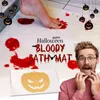 Maty do kąpieli wysokiej jakości horror horror krwawy kolor zmieniający się ślad antislip domowy przyjęcie halloween dekoracja 8411411