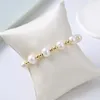 Beaded Strands European And American Fashion Freshwater Pearl Bracelet Hip-hop Style241s