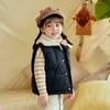Kinderen vest mouwloze jas kinderkleding vesten voor jongens fleece winter herfst peuter meisje uitloper 211203
