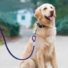 Obroże dla psów Smycze Double-End Hook Dogs Leash Tie Out Cable Metal Haczyki Lead Pet Drut Trakcja Chew Długa Lina Stalowa