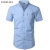 Petite Chemise à carreaux hommes été à manches courtes coton hommes chemises habillées décontracté boutonné Chemise Homme Camisa Masculina XXXL 210628