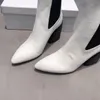 Neue Ankunft Mode Frauen gebürstet Rois Plattform Stiefel Top Rindsleder Nylon Stoff Martin Boot mit abnehmbarer Tasche schwarz weiß Damen Outdoor Booties Schuhe