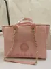 Дизайнер Роскошный DEAUVILLE PEARL Shopping Tote Большие покупки Женщина Новая Мода TOME A66941 Размер: 38 * 29 * 20см