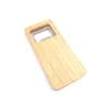 Wood Beer Bottle Openers Wooden Handle Corkscrew Stainless Steel Square Openers Bar Kitchen Accessories HH21-427