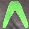 High Quality Green Spider Web Pattern 555555 Sweatpants Men Sp5der Pants Joggers Fashion Casual Women Drawstring Trousers