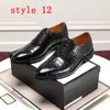 Mode lyxmän stil klänning skor äkta läder högkvalitativa män casual ärtor sko bröllop designer loafers storlek 38-45