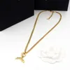 A DITA necklaces official reproductions luxury pendant TOP quality pendant 2021 new for woman men 18k gold brand design Pendants e230k