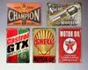 Fabrieksfeest decoratie gas motorolie antieke metalen tin tekenen vintage garage man grot retro posters bar pub muur decor