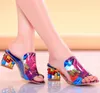 2022 New Style Women Sandals ladies open toe Sandals square heels spring summer shoes sandals woman footwear