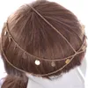 Coiffes mode bohème métal coiffes chaîne bandeaux cheveux bijoux front bandeau pièce accessoires de mariage diadème couronne