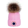 Winter Caps Hoeden Dames Bonnet Dikker Mutsen met Real Raccoon Bont Pompoms Warme Girl Cap Snapback Pompon Muts Hat
