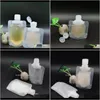 Verpakkingszakken 3050100 ml Clamshell Packaging Stand Up Spout Pouch Plastic Hand Sanitizer Lotion Shampoo Make -up Vloeistofreistas WB2854 K PWNPH