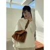 Nubuck PU Leather Flap Shoulder Bags For Women Vintage Wide Strap Crossbody Bag Large Capacity Women Designer Handbags Tote Bag 211026