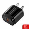 Chargeur mural QC3.0 Eu US 5V 3A 9V 2A, adaptateur secteur pour Ipad Iphone 7 8X10 Samsung téléphone Android tablette pc Mp3