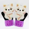 Fünf Finger Handschuhe Frauen Winter Damen Mädchen Im Freien Dicke 3D Cartoon Hund Warme Fäustlinge Verdicken Männer Und Weihnachtsgeschenke für Kinder8577788