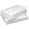 Vit postkassar 15 * 20 + 4cm bubbla kuvert Självtätning Svartfolie Bubblor Mailer för presentförpackning Postväska Fodrade Poly Mailers Wedding Bag Mailing Kuvert