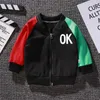 Toddler Infant Baby Boys Girls Clothes Cute Fleece Winter Warm Baby Jacket Casual Baseball Uniform Jacket Outerwear Kids Coat H0901